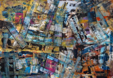 Painting titled "Birdseye" by Jaio Dos Anjos, Original Artwork, Acrylic
