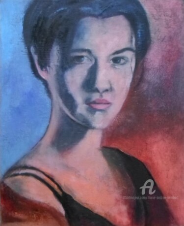 Peinture intitulée "Rachel" par Marie Andrée Hembert, Œuvre d'art originale, Huile