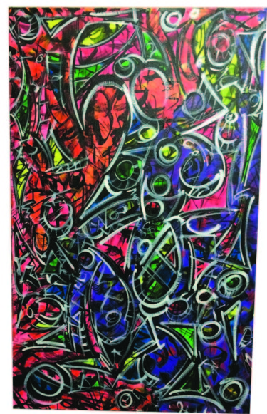 Pintura intitulada "Maracatu" por Gabriel Marques, Obras de arte originais, Acrílico