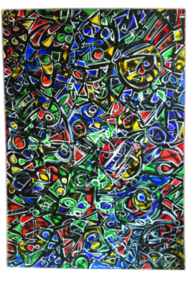 Pintura intitulada "autum-in-ny.jpg" por Gabriel Marques, Obras de arte originais, Acrílico