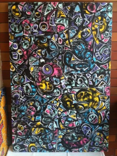 Pintura intitulada "jazz-essence.jpg" por Gabriel Marques, Obras de arte originais, Acrílico