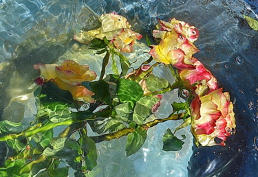 Fotografía titulada "melange de roses" por Aquartistiq, Obra de arte original, Fotografía digital