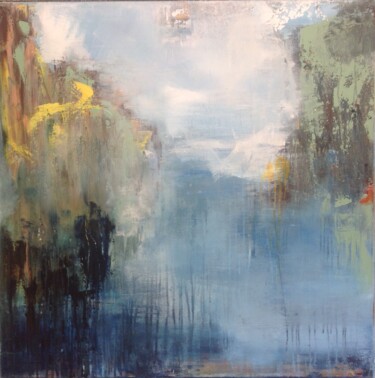 Painting titled "Rain forest" by Hennie Van De Lande, Original Artwork