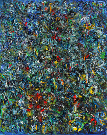 Pintura intitulada "VERSUS" por Jean Mirre, Obras de arte originais, Óleo