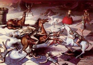 Peinture intitulée "Mat" par André Martins De Barros, Œuvre d'art originale, Autre