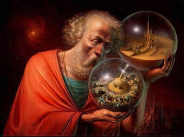 Peinture intitulée "La fuite du temps" par André Martins De Barros, Œuvre d'art originale, Autre