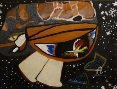 The coldest known point in Universe Schilderij getiteld "The coldest known p…" door Alex Gräf (AxWxG), Origineel Kunstwerk, Acryl