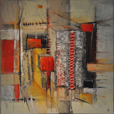 Peinture intitulée "corsete.jpg" par Monique Attard, Œuvre d'art originale, Acrylique
