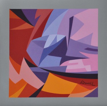Peinture intitulée "Brume" par Danielle Braillon (DANIELL), Œuvre d'art originale, Huile