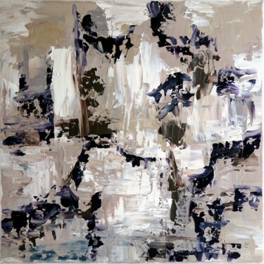 Peinture intitulée "regard-interieur-I-…" par Eliette Gaurin, Œuvre d'art originale, Huile