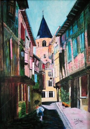 Peinture intitulée "L'escapade" par Isabelle Lucas, Œuvre d'art originale, Huile