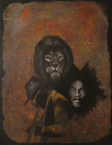 Painting titled "Caractère" by Michel Uderso, Original Artwork