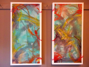 " sortir du cadre Painting titled "" sortir du cadre" by Apogée, Original Artwork, Acrylic