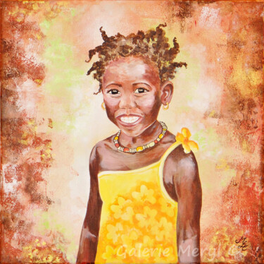 Peinture intitulée "Naïa" par Meryl, Œuvre d'art originale, Acrylique Monté sur Châssis en bois