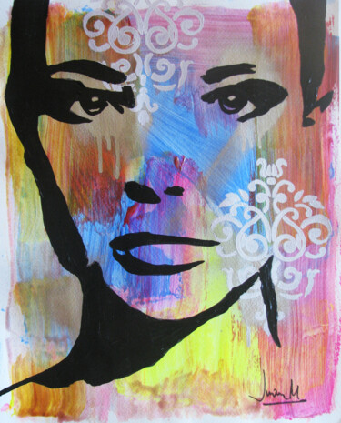 Painting titled ""The letters"" by Juan Mildenberger, Original Artwork, Acrylic