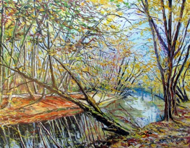 L'heure bleue (rives de l'Yerres à Crosne)