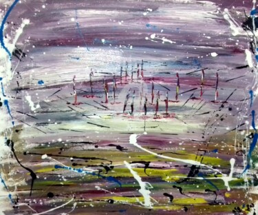 Peinture intitulée "Imaginaire" par Didier Duclos, Œuvre d'art originale, Acrylique