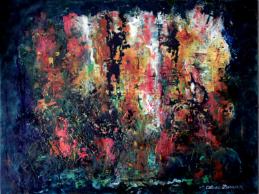 Pintura intitulada "Oxidation 2" por Alexis-Baranek Baranek, Obras de arte originais, Acrílico