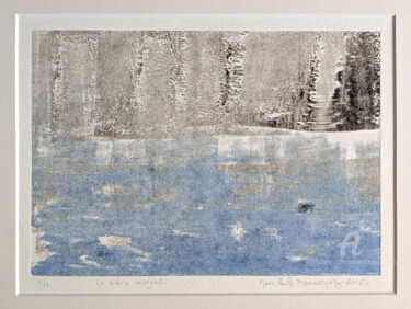 印花与版画 标题为“Le silence ondoyant” 由Marie-Paule Demarquez, 原创艺术品, 蒙纳