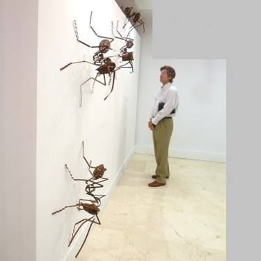 Nature expands 雕塑 标题为“Nature expands” 由Kleinmanzano, 原创艺术品, 金属