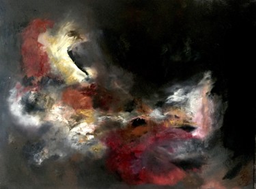 Peinture intitulée "Annonce d'invasion" par Camilo Rivera, Œuvre d'art originale, Huile