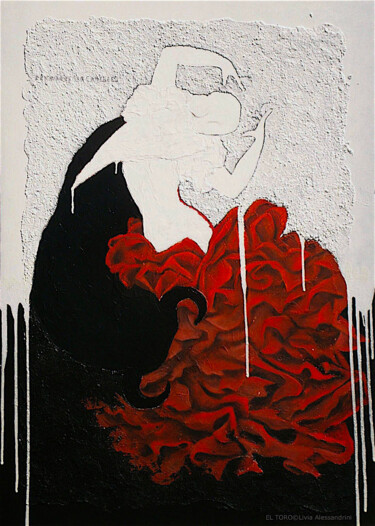 Peinture intitulée "EL TORO" par Livia Alessandrini, Œuvre d'art originale