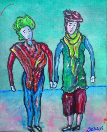 Peinture intitulée "ballade.jpg" par Bruno Briatte, Œuvre d'art originale, Acrylique