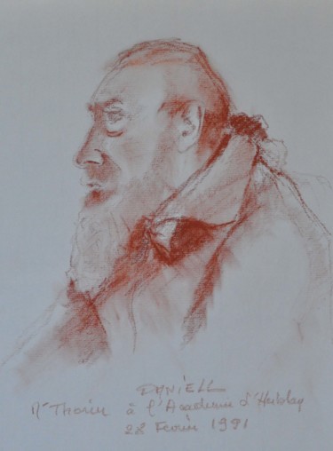 Dessin intitulée "Mr Thorin" par Danielle Braillon (DANIELL), Œuvre d'art originale