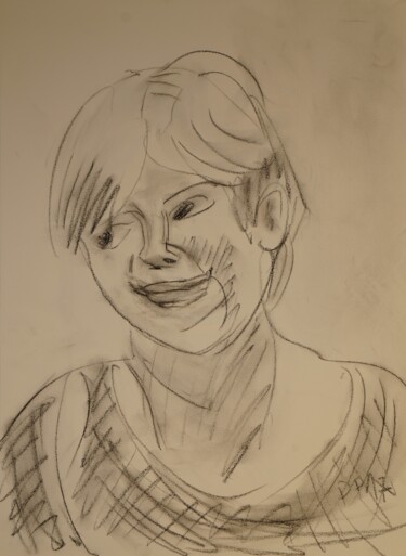 Drawing titled "Ella" by Pierre Paszkowski, Original Artwork, Graphite
