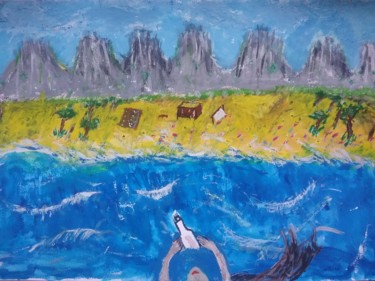 Painting titled "20170715-191604.jpg" by Salima El Jazouli, Original Artwork, Gouache