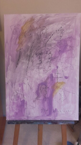 Peinture intitulée "raphael-resistant.j…" par Patrice Bourgeois, Œuvre d'art originale, Acrylique