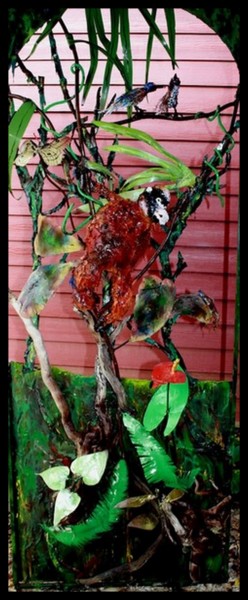 Sculpture intitulée "GUENON" par Gillsman, Œuvre d'art originale, Métaux