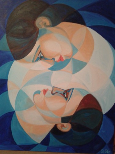 EINKLANG Malerei mit dem Titel "EINKLANG" von Edith Stütz, Original-Kunstwerk, Acryl