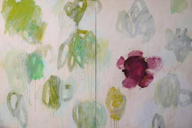 Peinture intitulée "Hortis Paradisi" par Eve Clair, Œuvre d'art originale, Autre