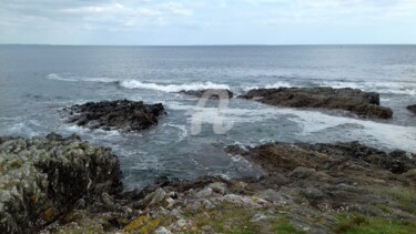 Photographie intitulée "mer et vagues" par Didier Duclos, Œuvre d'art originale
