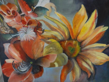 Painting titled "1923 ECLATANT" by Lebre, Original Artwork, Other