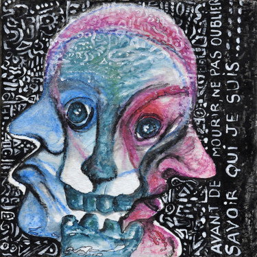 Dessin intitulée "Pense-bête 01" par Eva Mifsud, Œuvre d'art originale