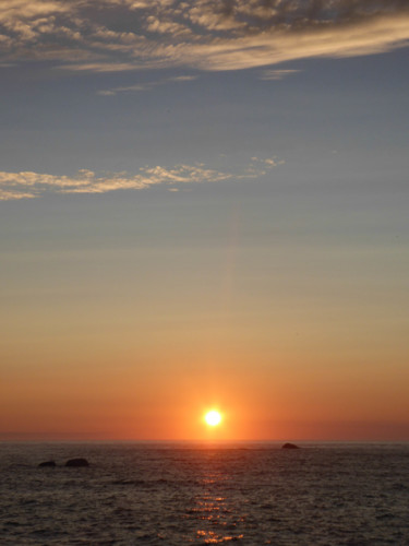 Photographie intitulée "Soleil couchant 3" par Jean Paul Rosso, Œuvre d'art originale