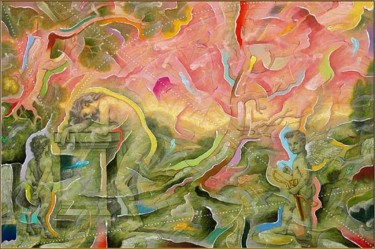 Painting titled "Pastorale: Ariadna…" by Manolo Yanes, Original Artwork