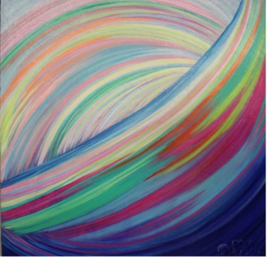 Peinture intitulée "Karma , what you do…" par Rivka, Œuvre d'art originale, Acrylique