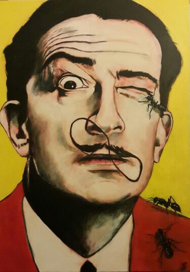 Peinture intitulée "C'est fou non?" par Sebastien Devore (Art-bracadabrac), Œuvre d'art originale, Acrylique Monté sur artwo…