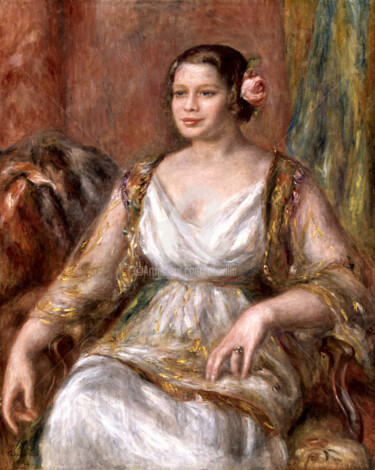 Arts numériques intitulée "Tilla Durieux." par Tito Villa, Œuvre d'art originale, Peinture numérique