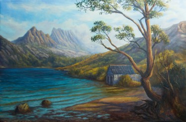 绘画 标题为“Near the summit of…” 由Christopher Vidal, 原创艺术品, 油