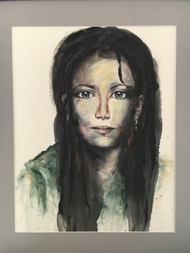 Peinture intitulée "Hope" par Sandrine Chalot, Œuvre d'art originale, Acrylique