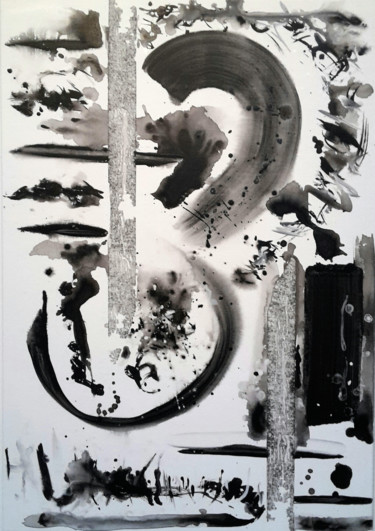 Peinture intitulée "Souffle" par Isabelle Langlois, Œuvre d'art originale, Acrylique Monté sur Châssis en bois