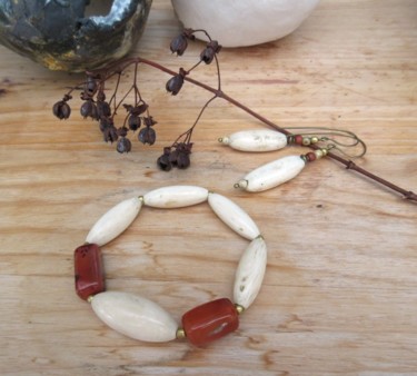 Artisanat intitulée "un-autre-regard.jpg" par Anne-Marie Tollet, Œuvre d'art originale, Ensembles de bijoux