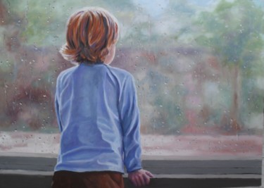 Pittura intitolato "82-fuori-piove.jpg" da Giovanni Graziani, Opera d'arte originale