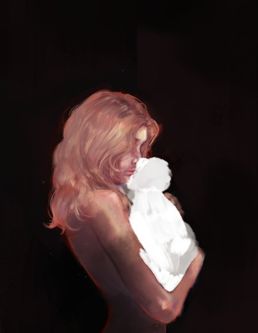 Arts numériques intitulée "créature" par Solovey, Œuvre d'art originale, Travail numérique 2D