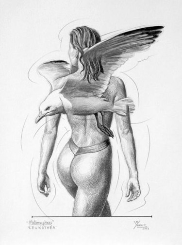 Drawing titled "Metañorphosis: Leuk…" by Manolo Yanes, Original Artwork