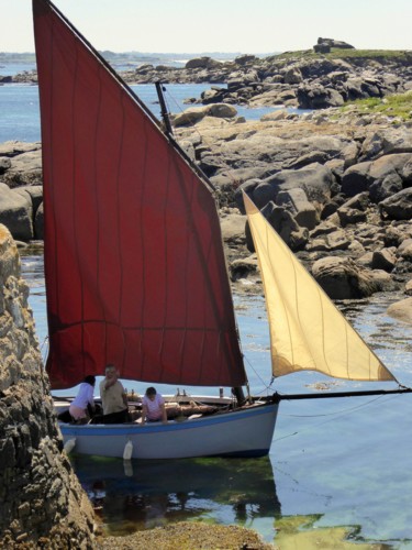 Photographie intitulée "Retour au port" par Jean Paul Rosso, Œuvre d'art originale